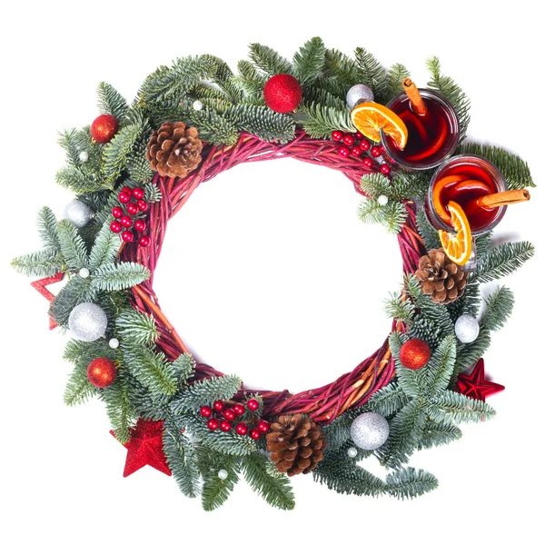 Grinalda decorativa de Natal — Fotografia de Stock