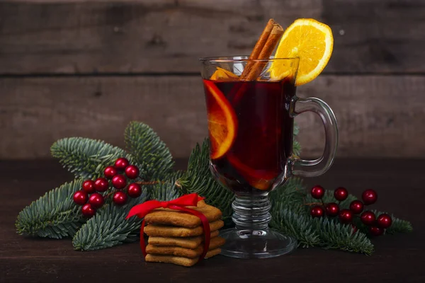 Vino caliente para Navidad — Foto de Stock