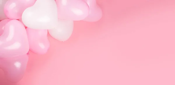 Valentinstag herzförmige Luftballons — Stockfoto