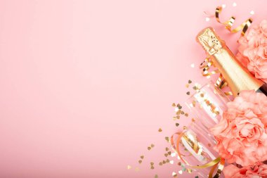 Sevgililer günü şampanya