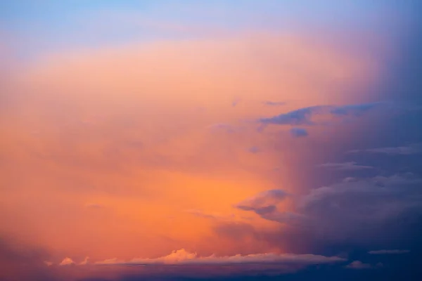 Tag Morgendämmerung Morgen Sonnenaufgang Himmel Orange Lila Und Blau Schönen — Stockfoto