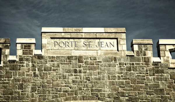 St-John gate in Quebec city — Stock Photo, Image