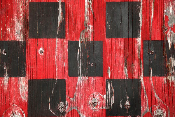 Checkers board red and black — Stock Photo, Image