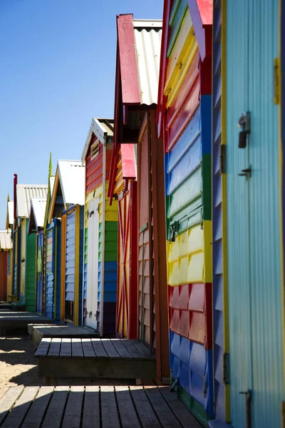 Cajas coloridas en Brighton Australia —  Fotos de Stock