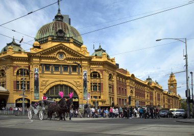 Tren istasyonu Melbourne, Avustralya