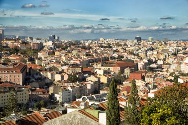 Lisboa çatılar görünümünü