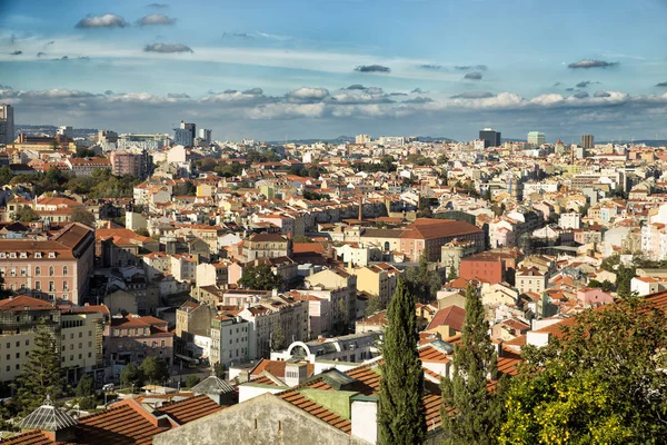 Vista dos telhados de Lisboa — Fotografia de Stock