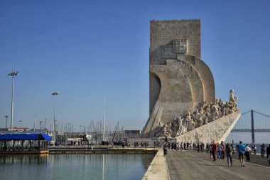 Lizbon 'daki keşiflerin anıtı,