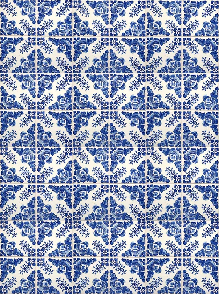 Colagem de azulejos de cerâmica de Portugal — Fotografia de Stock
