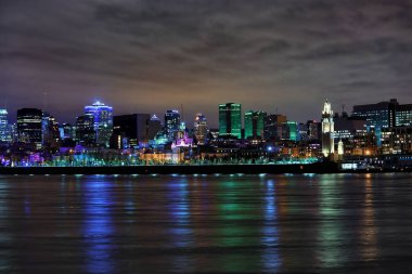 Montreal şehir merkezinin görünümü 