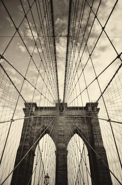 Ponte de Brooklyn em NY Imagem De Stock