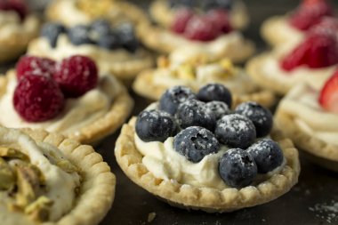 küçük tarts yakın çekim