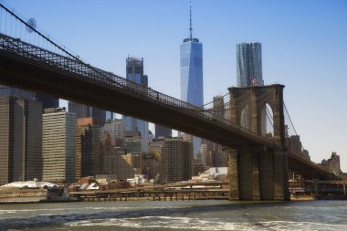 New York 'taki Brooklyn Köprüsü