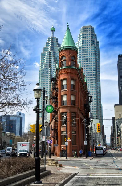 Flatiron bulding em toronto — Fotografia de Stock