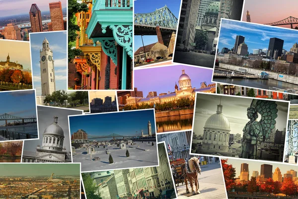 Collage di Montreal immagini — Foto Stock