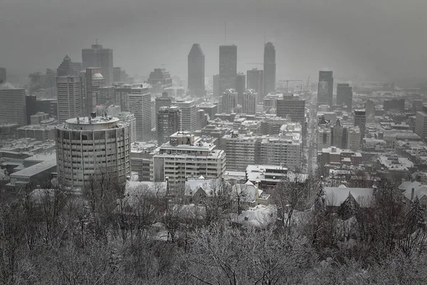 Inverno a Montreal — Foto Stock