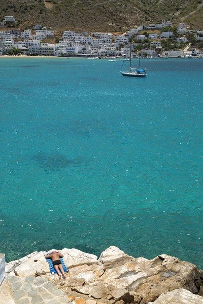 Disfrutando del sol en Grecia — Foto de Stock