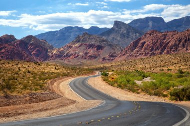 Yolda Red Rock Canyon, Amerika Birleşik Devletleri