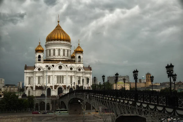 在莫斯科的基督救世主大教堂 — 图库照片