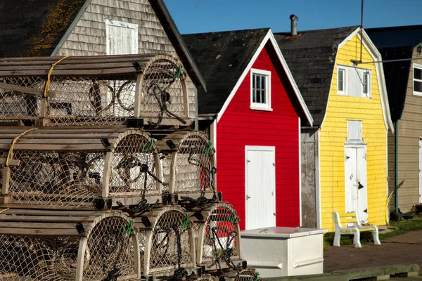 Oyster barns in PEI — Stock Photo, Image