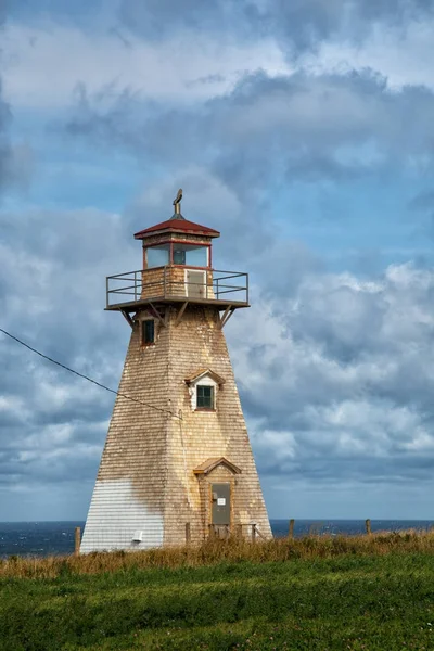 Farol do Cabo Tryon na ilha do Príncipe Eduardo — Fotografia de Stock