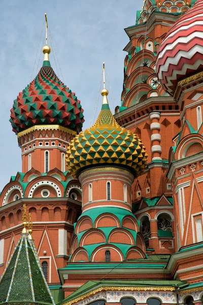 ロシアのモスクワに聖バジル教会 — ストック写真
