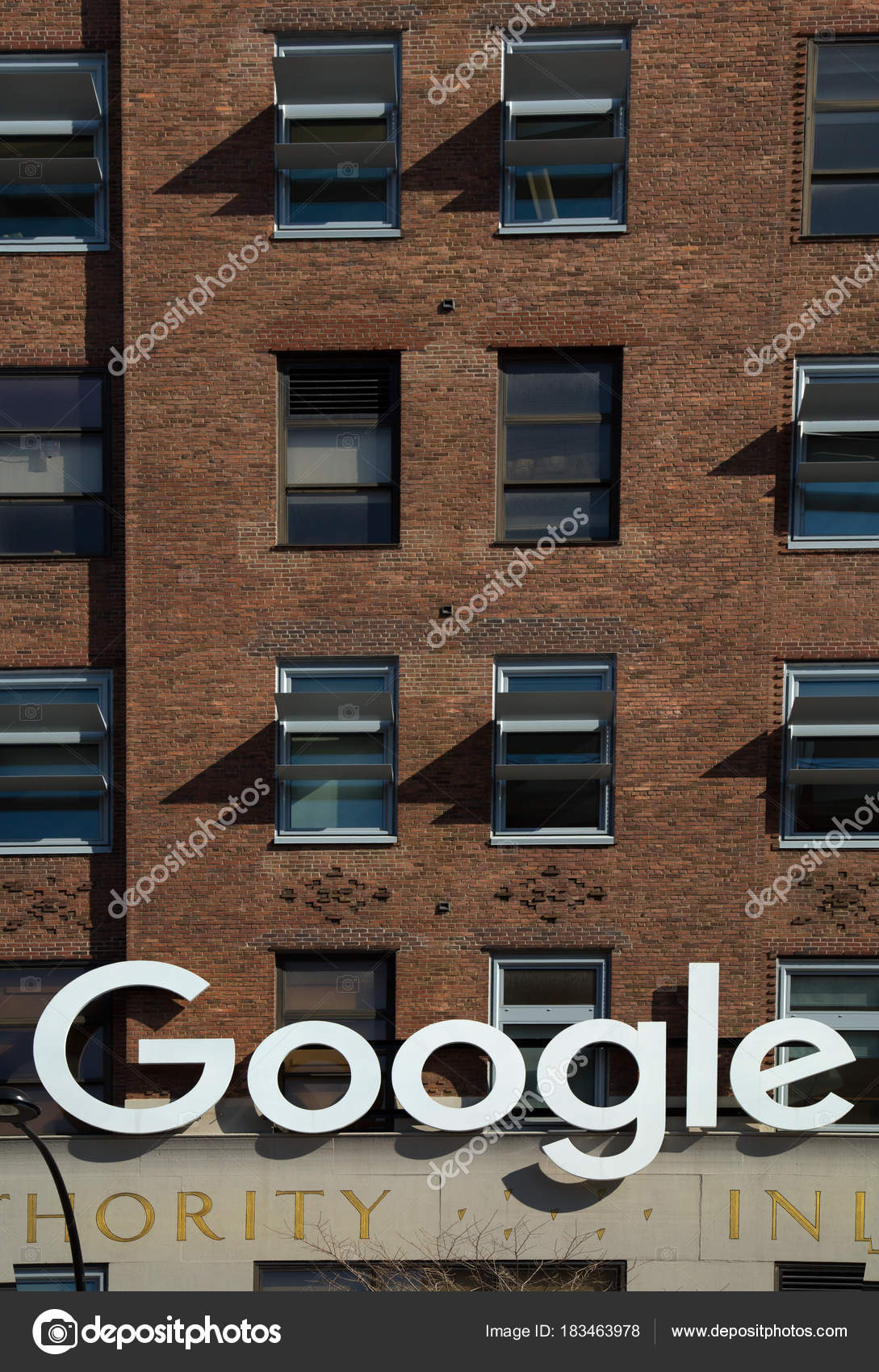 Google Sign At Headquarter In Ny Stock Editorial Photo C Pinkcandy