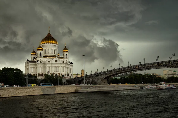 在莫斯科的基督救世主大教堂 — 图库照片