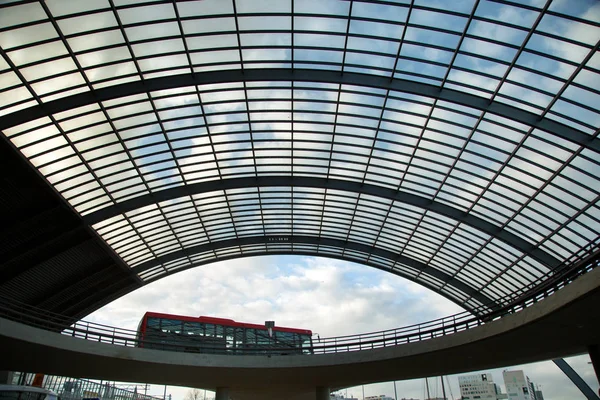 Detail of a modern building in Amsterdam — Stock Photo, Image