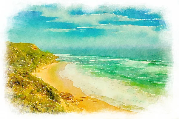 Glenair beach i Australien — Stockfoto