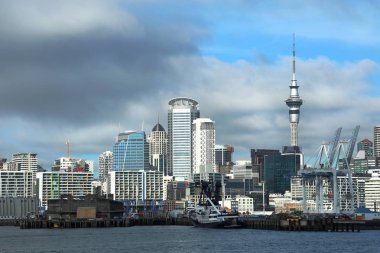Yeni Zelanda'daki auckland şehir görünümünü