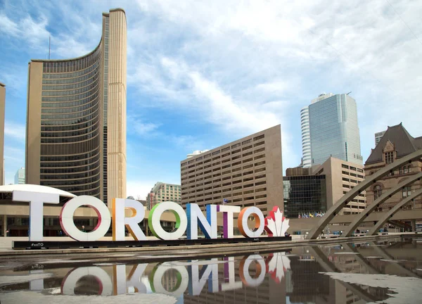Panneau coloré de Toronto à Toronto, Canada — Photo