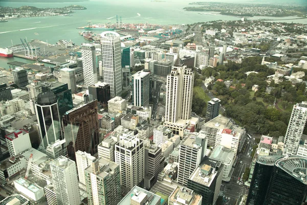 Visa staden auckland i Nya Zeeland — Stockfoto