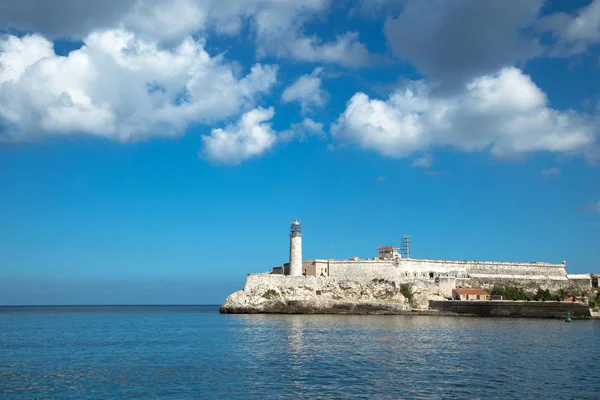 Castillo Del Morro lighthouse in Havana in Cuba — Stock Photo, Image