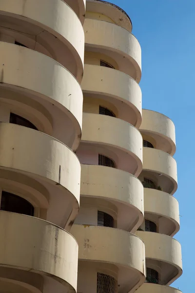 Repetition Roundish Concrete Balcony Colonial Style Cuba — Stock Photo, Image