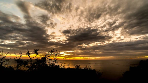 Landschaften Natur Sonnenuntergang in Thailand — Stockfoto