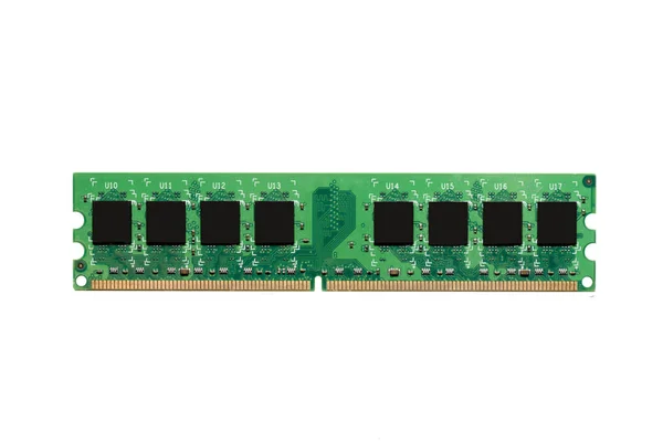 Close up of Electronic Ram(random access memory) on Mainboard computer Stock Image