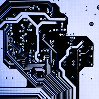 Soyut yakın çekim teknoloji elektronik devrelerin anakart bilgisayar arka plan üzerinde (mantık kurulu, cpu anakart, ana kurulu, sistem kartına, mobo)