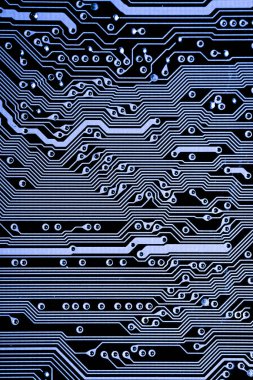 Soyut yakın çekim teknoloji elektronik devrelerin anakart bilgisayar arka plan üzerinde (mantık kurulu, cpu anakart, ana kurulu, sistem kartına, mobo)