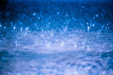 Yağmur bokeh arka plan, dairesel facula, soyut, soyut renkli defocused