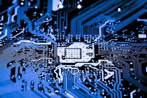 Soyut yakın çekim teknoloji elektronik devrelerin anakart bilgisayar arka plan üzerinde (mantık kurulu, cpu anakart, ana kurulu, sistem kartına, mobo)