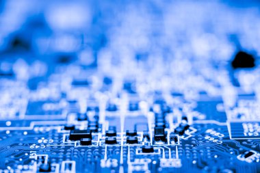  Teknoloji elektronik devrelerin anakart bilgisayar arka plan üzerinde (mantık kurulu, cpu anakart, ana kurulu, sistem kartına, mobo yakın çekim)