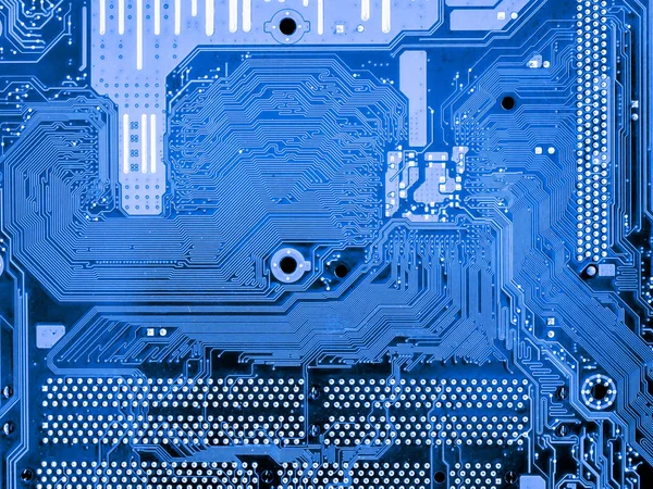 Teknoloji elektronik devrelerin anakart bilgisayar arka plan üzerinde (mantık kurulu, cpu anakart, ana kurulu, sistem kartına, mobo yakın çekim) — Stok fotoğraf