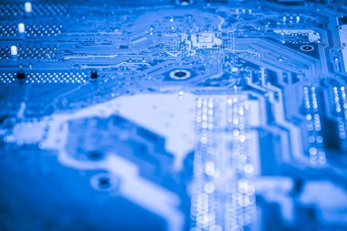Soyut yakın çekim teknoloji elektronik devrelerin anakart bilgisayar arka plan üzerinde (mantık kurulu, cpu anakart, ana kurulu, sistem kartına, mobo)