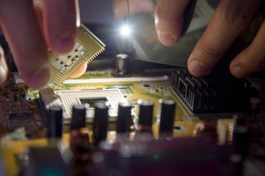 Abstract, teknoloji elektronik devrelerin anakart bilgisayar arka plan üzerinde (mantık kurulu, cpu anakart, ana kurulu, sistem kartına, mobo yakın çekim)