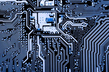 Abstract, teknoloji elektronik devrelerin anakart bilgisayar arka plan üzerinde (mantık kurulu, cpu anakart, ana kurulu, sistem kartına, mobo yakın çekim)