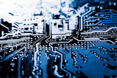 Abstract, teknoloji elektronik devrelerin anakart bilgisayar arka plan üzerinde (mantık kurulu, cpu anakart, ana kurulu, sistem kartına, mobo yakın çekim)
