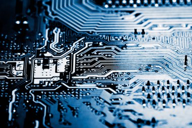 Abstract, teknoloji elektronik devrelerin anakart bilgisayar arka plan üzerinde (mantık kurulu, cpu anakart, ana kurulu, sistem kartına, mobo yakın çekim)