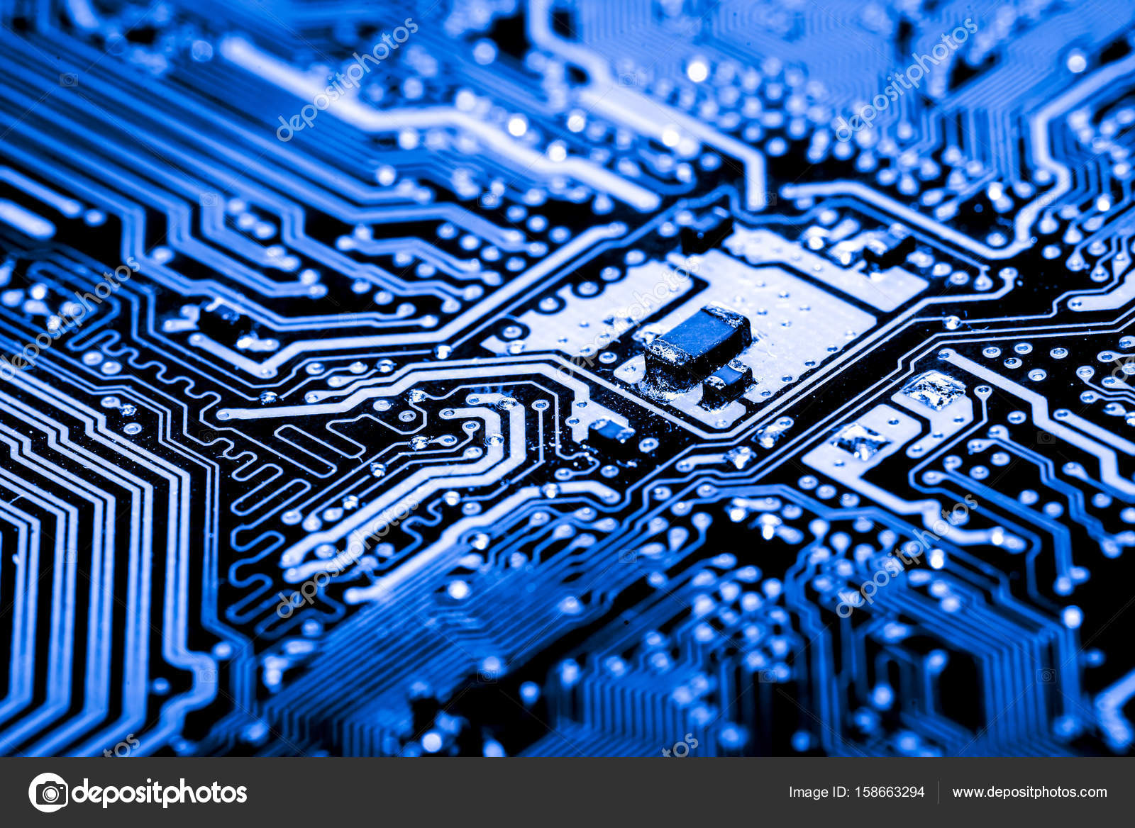 Abstract Close up at electronic circuits we see the technology of the mainboard which is the important background of the computer. logic board cpu motherboard Main board system board mobo Stock Photo ...