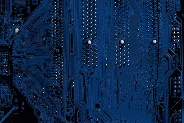 Abstract, Close up at electronic circuits, we see the technology of the mainboard, which is the important background of the computer. (logic board,cpu motherboard,Main board,system board,mobo) — Stock Photo, Image
